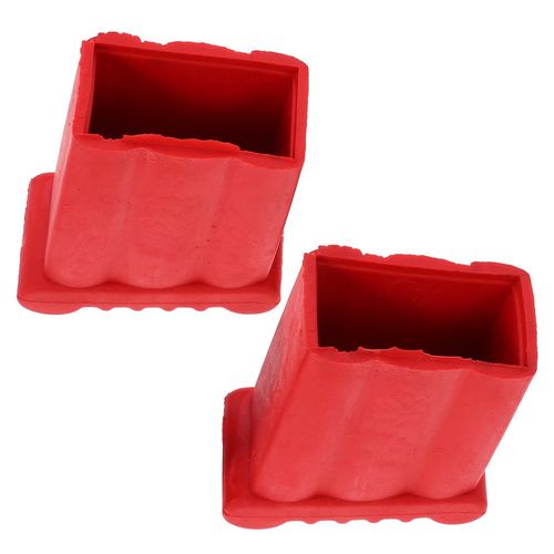 2Pcs Ladder Feet Pad Red Rubber Protective Durable Ladder Accessories — image 10