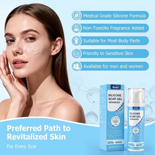 Clinically Proven Silicone Scar Gel 50ML - Smooths & Repairs Scars for All Skin — image 6