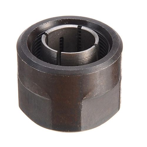 Black Collet Nut 1/2 Inch Plunge Router Replacement New High Strength-UK