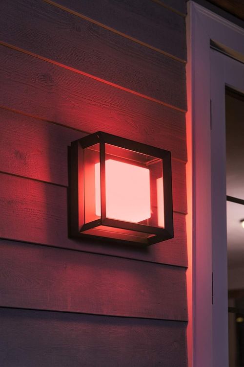 Philips Hue Econic Outdoor Smart Wall Ceiling Light White Colour Ambiance Black — image 12