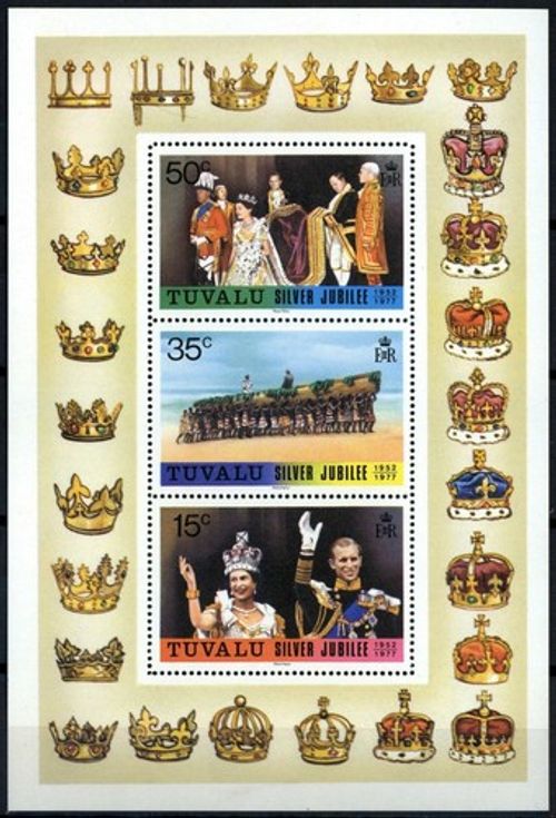 Tuvalu 1977 SG#MS53 Silver Jubilee MNH M/S #E97001