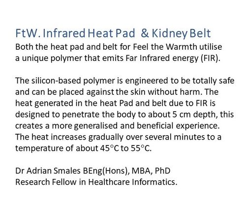 Heat Pad back pain muscle joint arthritis far-infrared  therapeutic — image 4