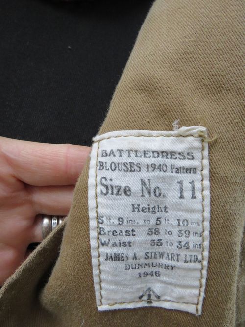 1940 Pattern Royal Artillery Officer's Battledress Blouse Jacket - Post WWII — image 14