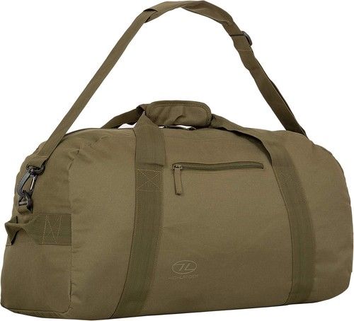 Highlander Cargo Bag 100L Sports Gym Travel Holdall Duffle Shoulder Ranger Green