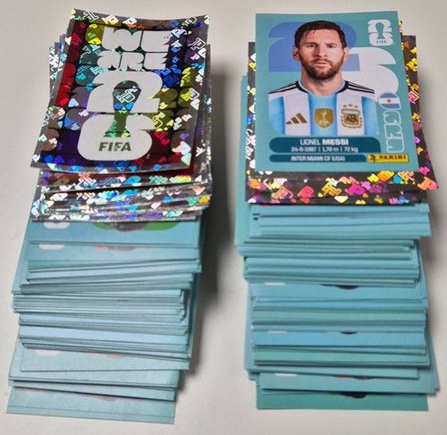 350+ Panini World Cup 2026 Stickers | MESSI | No Duplicates | Batch Job Lot