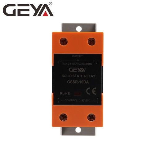 GEYA SSR-10/25/40A Solid State Relay DC-AC DC-DC AC-AC Single Phase&Heat Sink