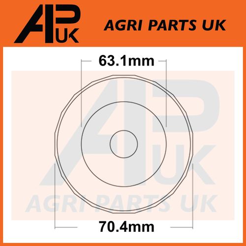 Diesel Fuel Tank Filler Cap for Massey Ferguson FE35 35X 65 135 165 175 Tractor — image 5