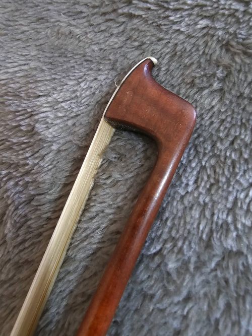 Antique Violin Bow 4/4 Restored Pernambuco Plays Beautifully — image 10