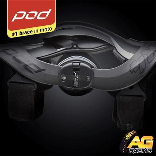 POD K4 2.0 Knee Braces Black Graphite Pair Guards MX Motocross Enduro Quad ATV — image 5