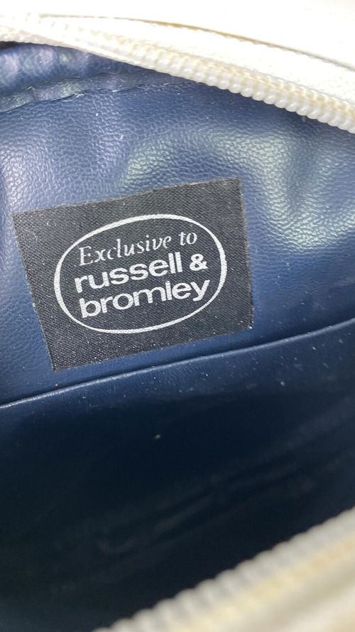 Russell And Bromley White Leather Crossbody Bag Zip Small — image 2