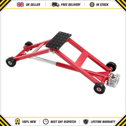 PORTABLE 2.5T VERTICAL CAR LIFT Adjustable Car Ramp Mobile Scissor Jack 2.5 T