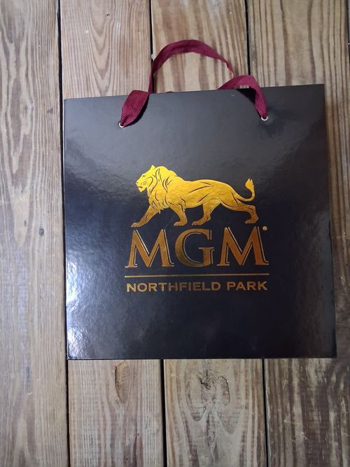 MGM Casino Glasses, Stirrer and Flask — image 6
