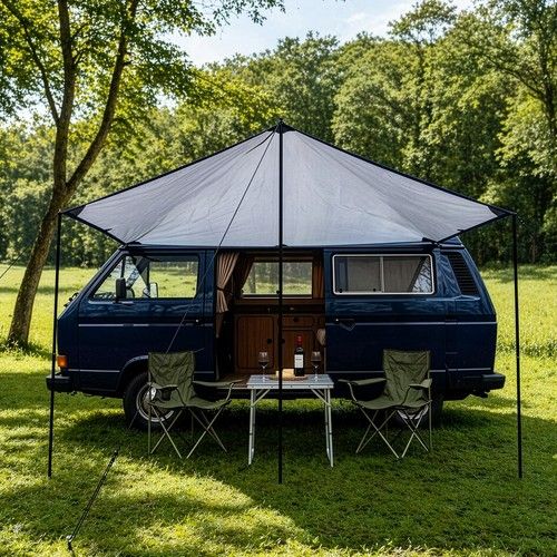 Camper Van Awning Sun Canopy Waterproof for Motorhomes