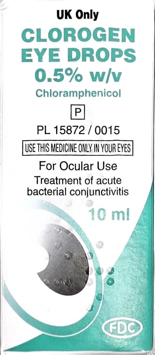 Chloramphenicol Eye Drops 0.5% 10ml For Bacterial Conjunctivitis BRANDS MAY VARY — image 10