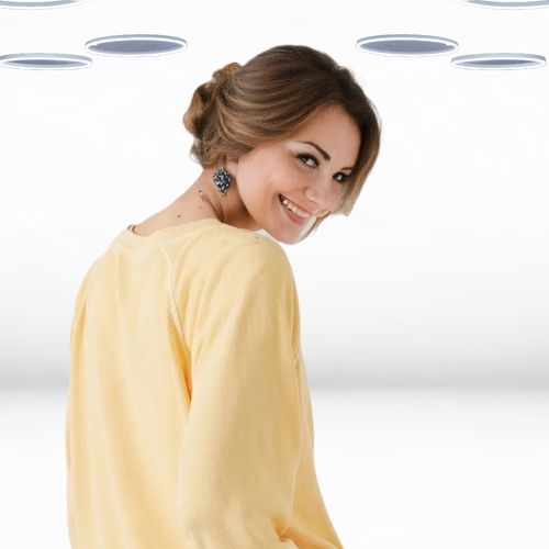 Ex Hush Women’s Sweatshirt Yellow Long Sleeve Lightweight Cotton (Defect) — image 6