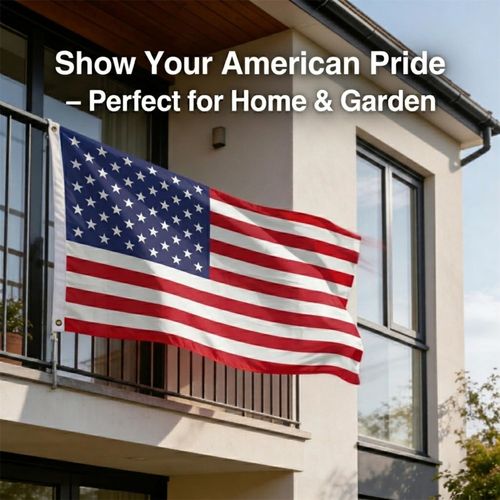 USA American National Flag 5X3FT Independence Day Football World Cup Fan Support — image 4