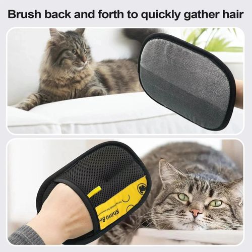 Pet Hair Removal Glove Cat Dog Electrostatic Brush Fur Reomver Grooming Glove UK — image 4