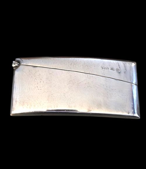 Sterling Silver Calling Card case by Walker & Hall 1931 Sheffield — image 1