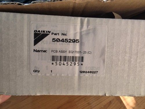 DAIKIN 5045295 PCB ASSY EQ17001-25 (C) Genuine Control Circuit Board