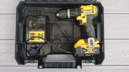 DeWalt DCD785 18V XR Combi Hammer Drill Kit 5Ah Battery Charger Case - Tested