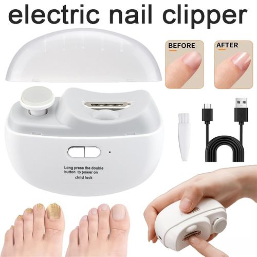 Electric Toe Nail Clippers For Thick Nails Nail Trimmer Cutter USB Rechargeable — image 5
