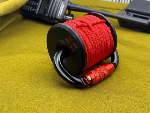 Rapid Line Deployment Reel Paracord Spool MOLLE Carabiner Camping Bushcraft UK — image 5