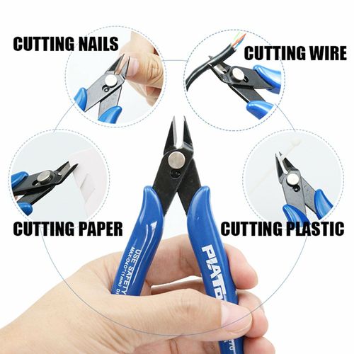 2x Flush Side Cutter Precision Shear Wire Snips Pliers Tool Diagonal Mini Cutter — image 4