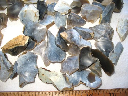 Mesolithic flint stone tool microliths scrapers bladelets 5000 BC One per bid — image 4