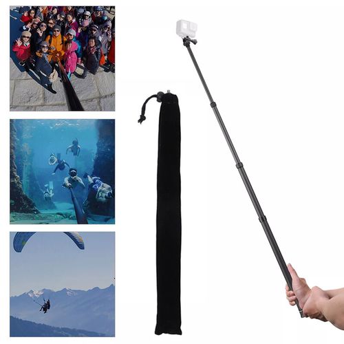 3M Adjustable Light Weight Carbon Fiber Invisible Selfie Stick Long For Insta360 — image 7