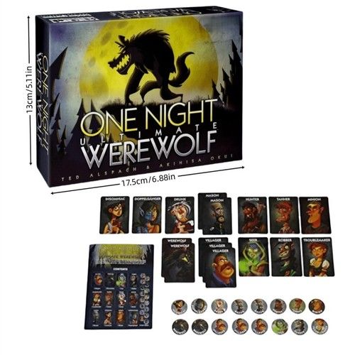 Ultimate Werewolf One Night Vampire Board Game Card Game Home Party Xmas