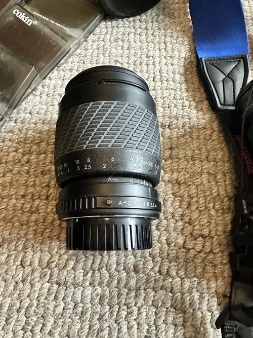 PENTAX ME Super - Black SLR Film Camera with Lens, Flash and Accessories — image 5