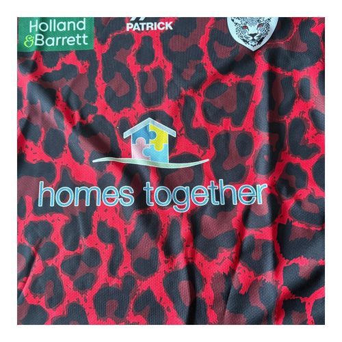 Leigh Leopards Rugby League Home Shirt 2024 - Patrick Medium Red Jersey Top — image 5