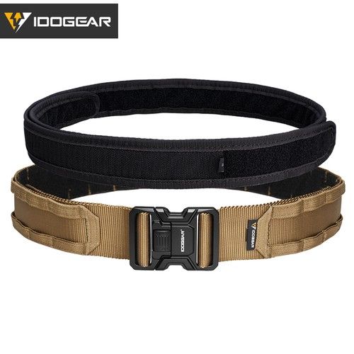 IDOGEAR Tactical 2" Belt Quick Release MOLLE Belt With Inner Outer Men Belt Duty