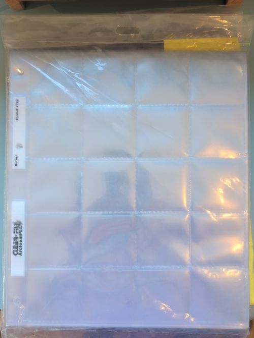 Clear File Archival 2x2 Slides Archival Filing Sheets Film Transparencies Slide — image 3