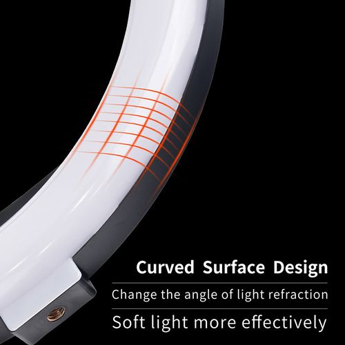 12" LED Ring Light with Tripod Stand Phone Mount for YouTube Makeup Video Live — image 8