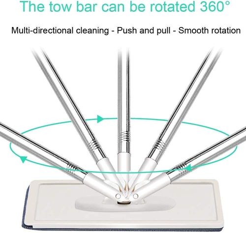 360° Flat Mop and Bucket Set Mop Dry Squeeze & Multi-Functional Wash — image 7