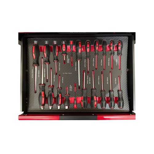 US PRO TOOL CHEST BOX WITH TOOLS TRAYS 7 DRAWER ROLLER CABINET 250 PC — image 7