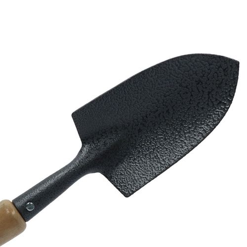 Garden Hand Trowel Shovel Spade Digging Gardening Tool with Wooden Handle — image 3