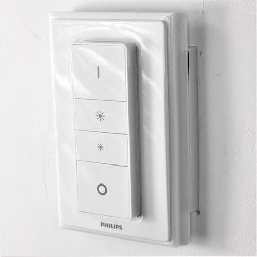 Philips Hue Dimmer Uk Light Switch Converter Adapter Cover Plate : White