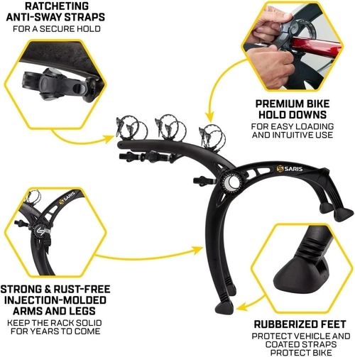 Saris Bones EX 3 Bike Trunk Rack Carrier - Black 100% GENUINE NEW 🟢 — image 4