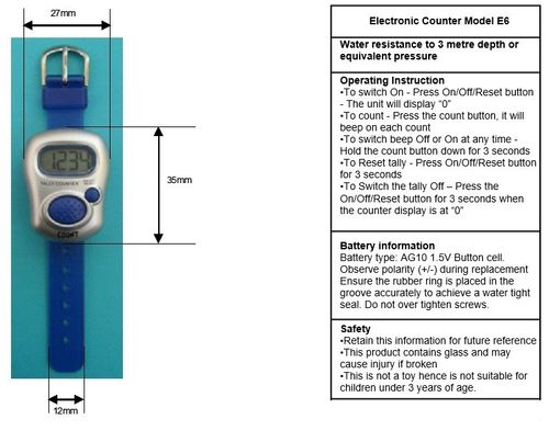 Swim Lap Counter - Free Delivery — image 3