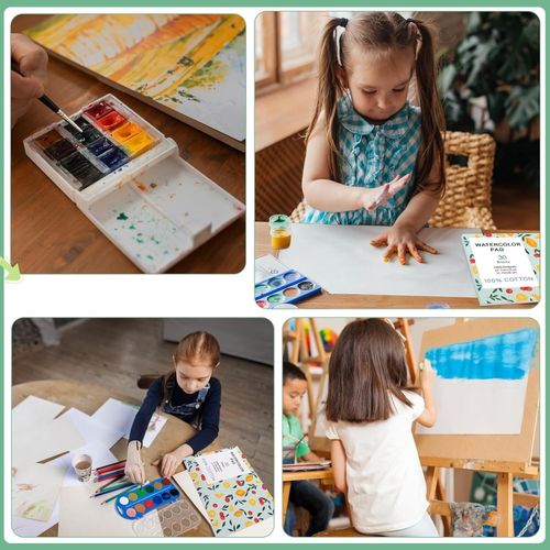 A3 Cold Press Watercolour Paper Pad 300GSM Cotton 30 Sheets — image 3