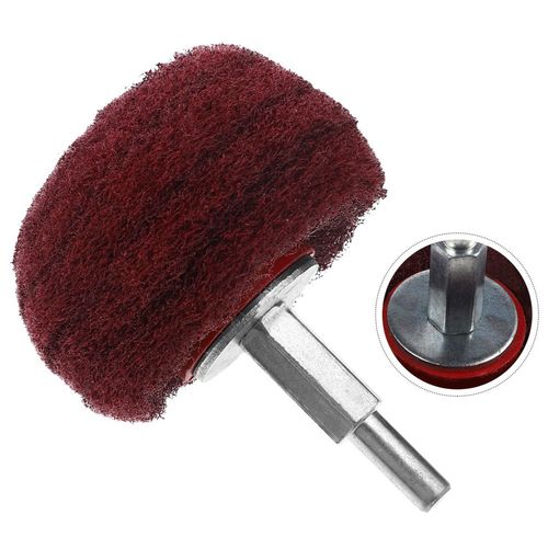 Red Durable Buffing Wheel Set for Drill Scrubber Cleaning Polishing Attachment — image 4