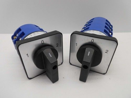 125 AMP ROTARY CHANGEOVER SELECTOR CONTROL SWITCH PANEL MOUNTED CAM GENERATOR 