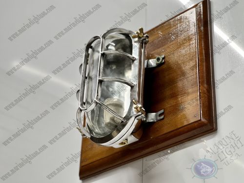Ceiling/Wall Mount Replica Solid Aluminum Antique Cover Bulkhead Light Fixture — image 4
