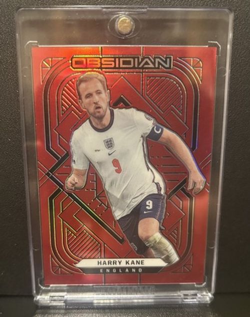 Harry Kane Red Flood /10 Panini Obsidian 2021-22 England Bayern Spurs