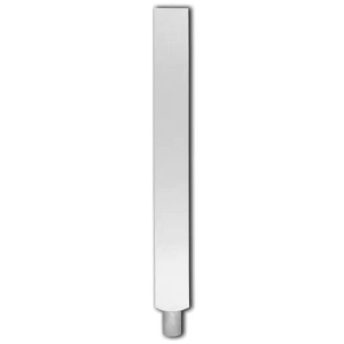 White Primed Square Pegged Newel Post 90mm Full & Half — image 1