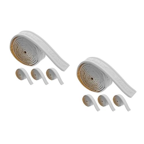 Flexible White PVC Peel and Stick Wall Strip Durable Molding Trim for Walls — image 1