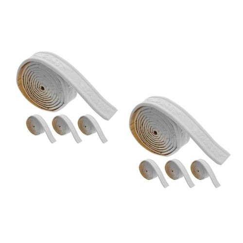 Flexible White PVC Peel and Stick Wall Strip Durable Molding Trim for Walls