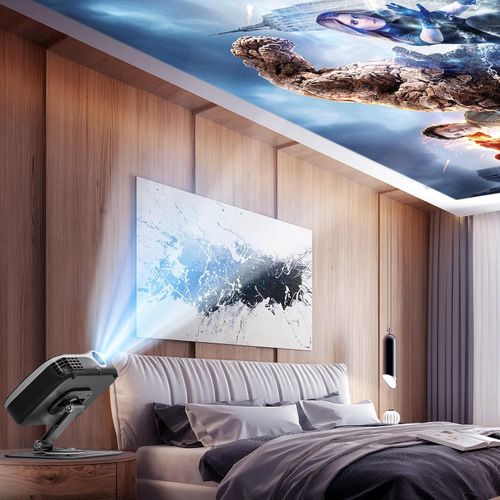 Desktop Projector Stand, 360° Rotation Projector Ceiling Wall Mount with 1/4"  — image 2